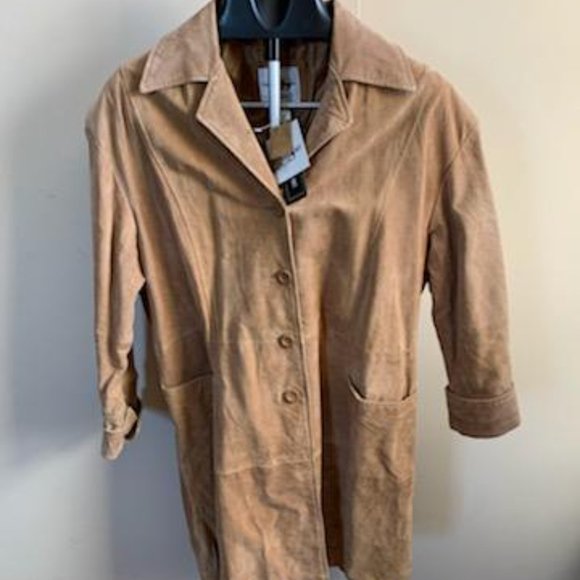 Caren Sport Suede Coat - Picture 2 of 13